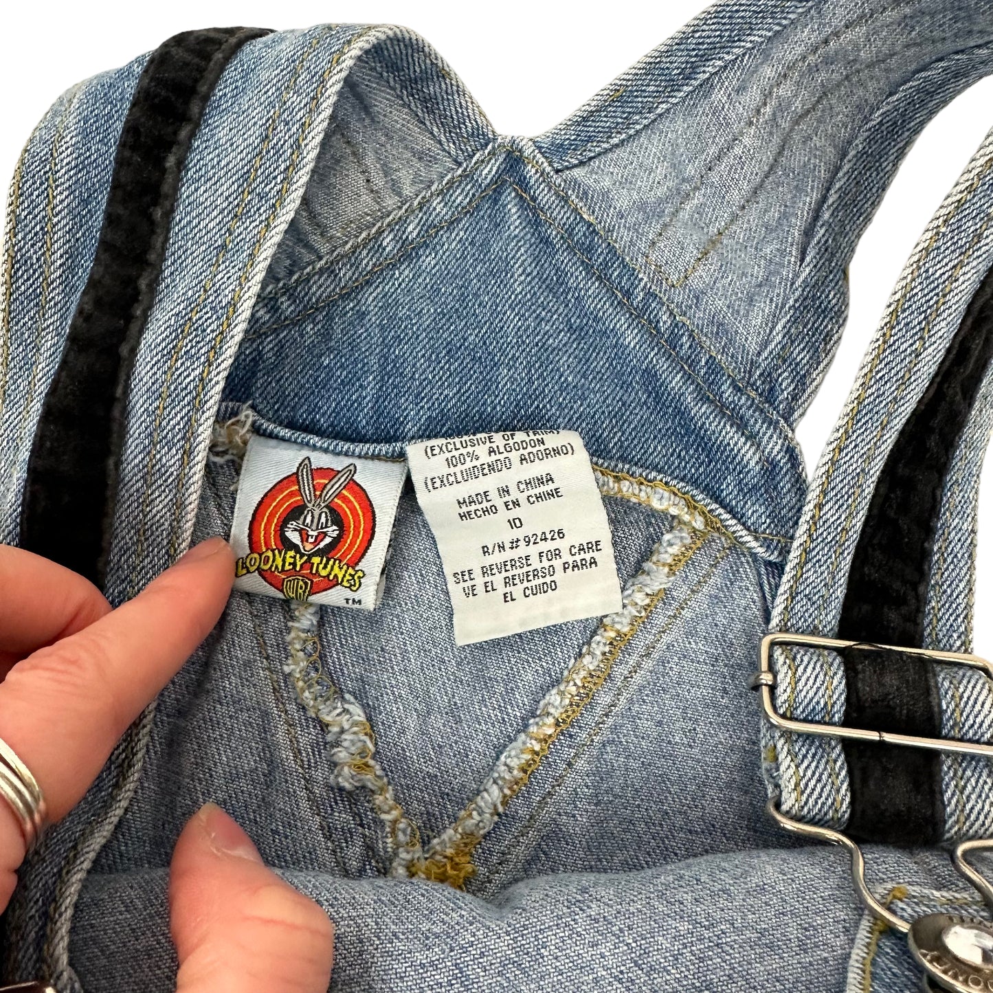 Vintage Looney Tunes Dungarees (Age 10)