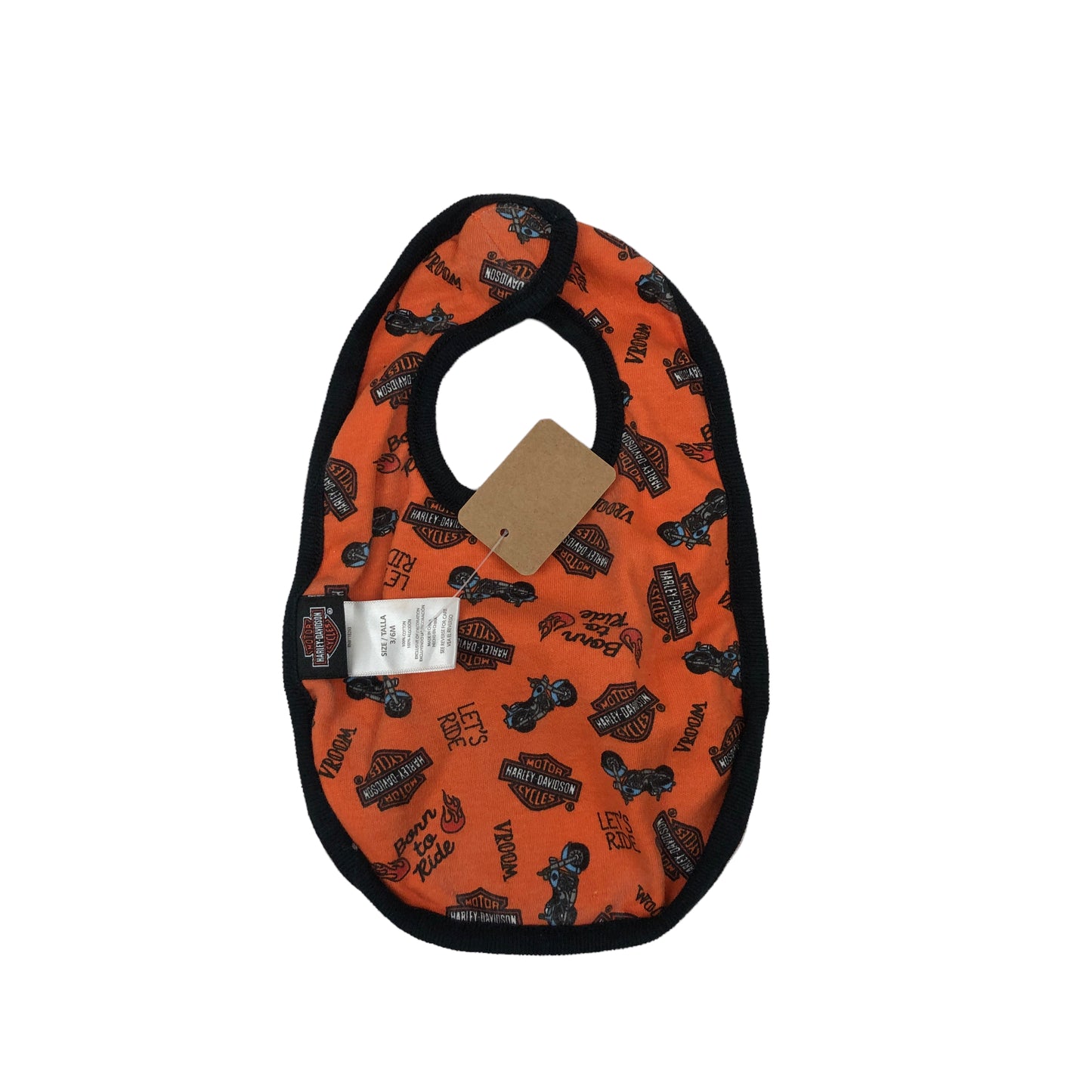 Vintage Harley Davidson Bib (3/6M)