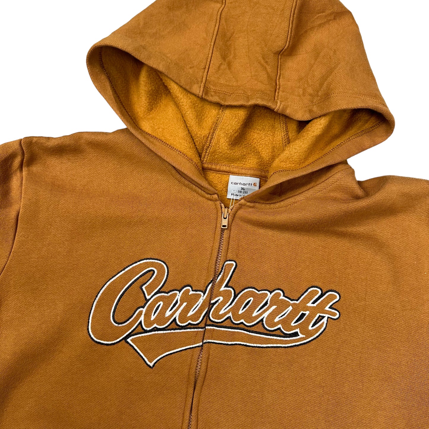Vintage Carhartt Zip Hoodie (XL Youth)