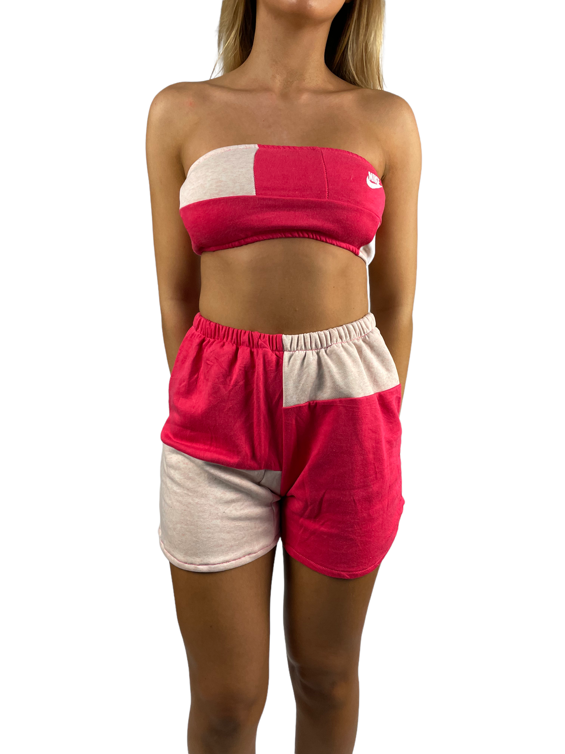 Nike bandeau best sale and shorts