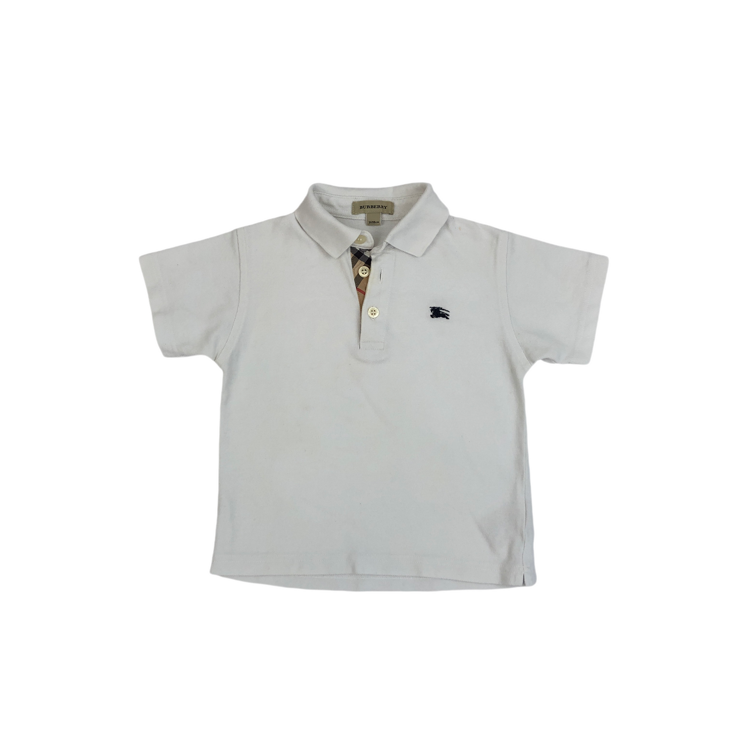 Vintage Burberry White Polo T-Shirt (3yrs)
