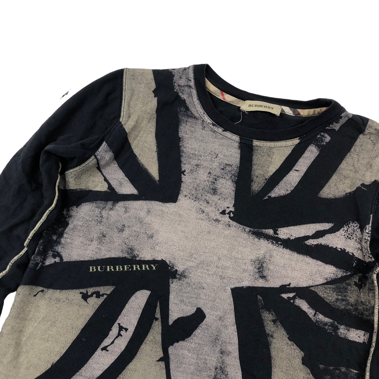 Vintage Burberry Long Sleeved T-Shirt (Age 7)