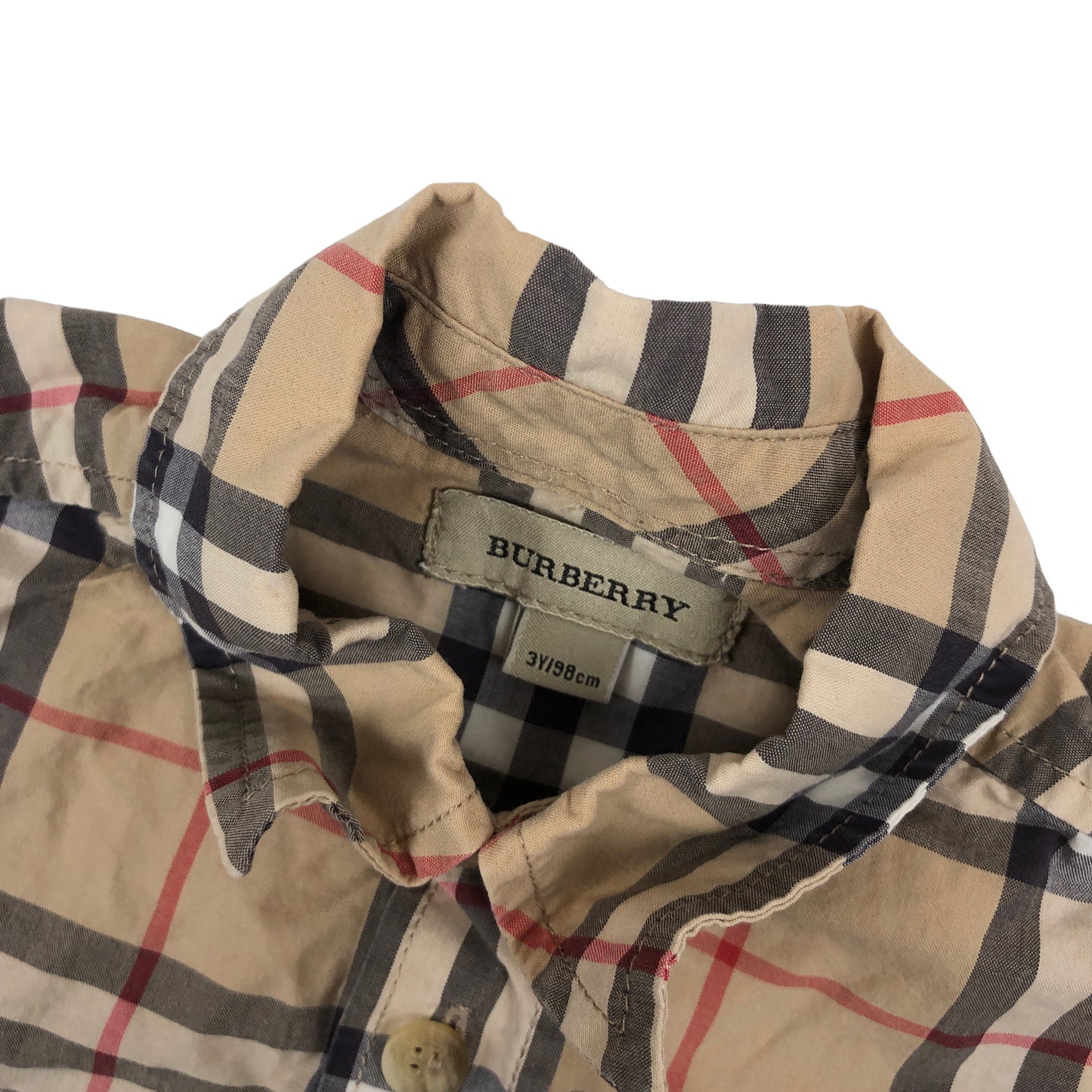 Vintage Nova Check Burberry Shirt (Age 3)