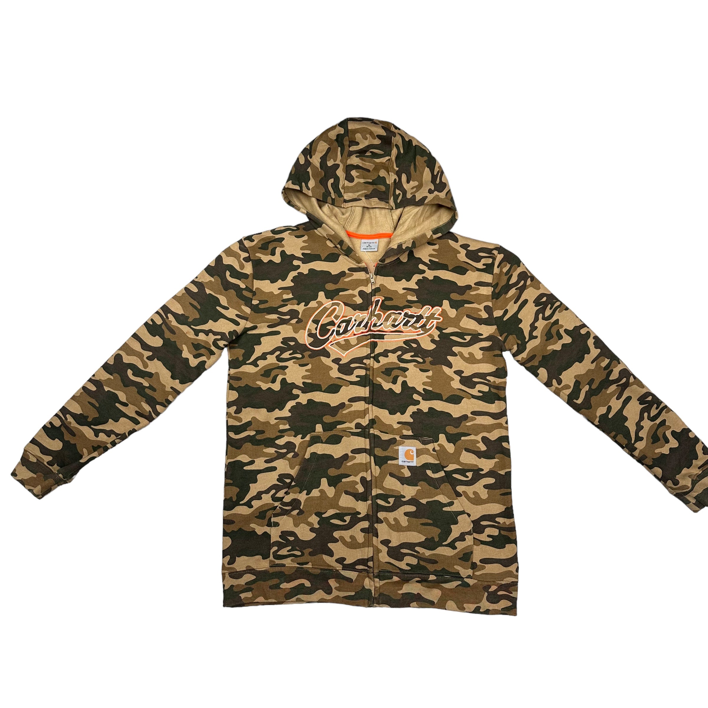 Carhartt camo zip hoodie sale